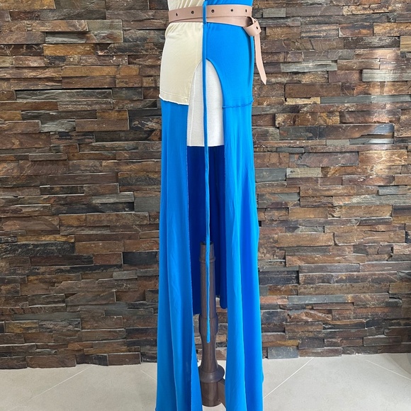 Marni Color-block Blue Beige Tunic Dress Size 40 Made in Italy - Picture 5 of 16